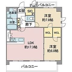 物件の間取り