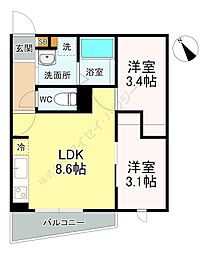 Precious桜本町 2階