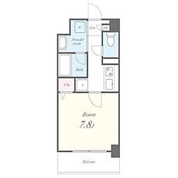 パークハイム日比野 1Kの間取図画像