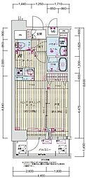 プレサンス上前津オレシア 1LDKの間取図画像