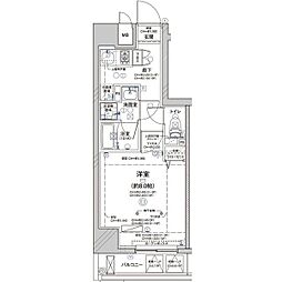 ディアレイシャス大須赤門通本町 1Kの間取図画像