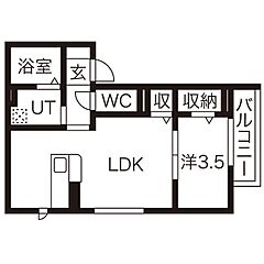 物件の間取り