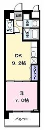 エクセレントガーデン 1LDKの間取図画像