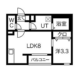 メイクスR道徳公園I 2階/201