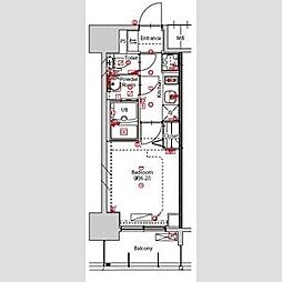名古屋市中区平和2丁目マンション 1Kの間取図画像