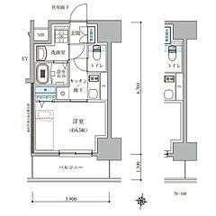 物件の間取り