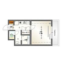 愛知県名古屋市中川区南脇町２丁目（賃貸マンション1K・3階・25.19㎡） その2