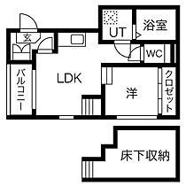 愛知県名古屋市昭和区御器所１丁目（賃貸アパート1LDK・1階・27.47㎡） その2