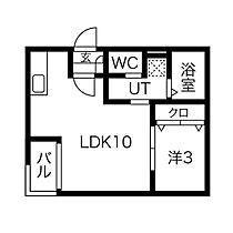 愛知県名古屋市南区松下町１丁目（賃貸アパート1LDK・3階・30.26㎡） その2