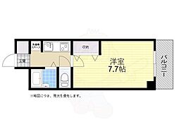 ジュネス西明石 1Kの間取図画像