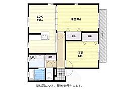 シャーメゾンアナナス 2LDKの間取図画像