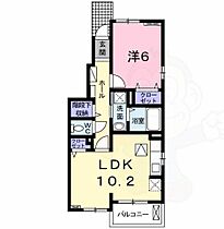 フェリース2  ｜ 兵庫県明石市大久保町江井島834番10号（賃貸アパート1LDK・1階・43.10㎡） その2