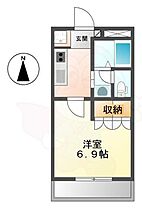 マンジュリカ  ｜ 兵庫県明石市朝霧南町３丁目（賃貸アパート1K・2階・24.84㎡） その2