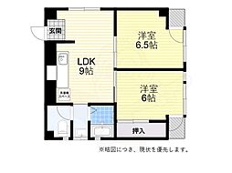 ブリーズ・ド・垂水 2LDKの間取図画像