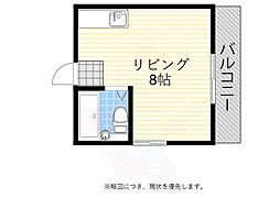 コーポライフビル ワンルームの間取図画像