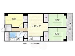 ルモン舞子 3LDKの間取図画像