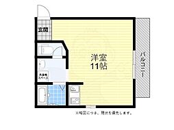 ベルメゾン大久保 ワンルームの間取図画像