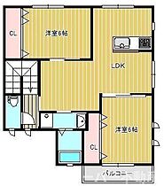 スカイガーデン三条3号地 202 ｜ 香川県丸亀市三条町（賃貸アパート2LDK・2階・64.69㎡） その2