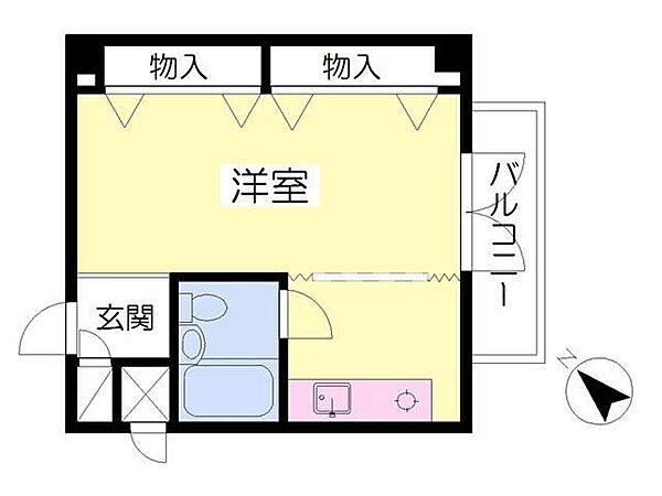 サンプラザ・ベビードール 402｜香川県綾歌郡宇多津町浜二番丁(賃貸マンション1R・4階・31.50㎡)の写真 その2