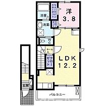 ひまわり柞田　Ａ 203 ｜ 香川県観音寺市柞田町甲1921番地1（賃貸アパート1LDK・2階・42.56㎡） その2