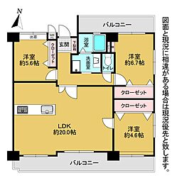 間取図画像 3LDK