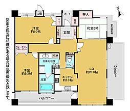 ザ・ハウス足立三丁目 3LDKの間取図画像