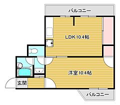 コーポ白樺古市  ｜ 大阪府大阪市城東区古市3丁目（賃貸マンション1LDK・5階・39.69㎡） その2