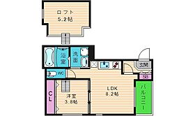 ハーモニーテラス森ノ宮  ｜ 大阪府大阪市東成区中道2丁目19-18（賃貸アパート1LDK・2階・30.83㎡） その2