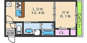 大阪府大阪市北区本庄西2丁目12-4（賃貸アパート1LDK・2階・41.85㎡） その2