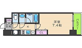 Mid Court Ｕmekita  ｜ 大阪府大阪市北区中津3丁目（賃貸マンション1K・4階・24.22㎡） その2