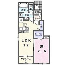 シエル　インフィニ　川島田　I 105 ｜ 静岡県御殿場市川島田（賃貸アパート1LDK・1階・50.14㎡） その2