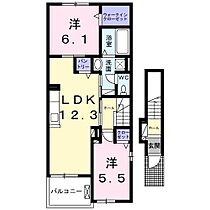 シエル　インフィニ　川島田　II 206 ｜ 静岡県御殿場市川島田（賃貸アパート2LDK・2階・59.16㎡） その2