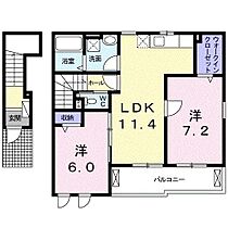 ラブリー・Ｋ　II 202 ｜ 静岡県御殿場市御殿場（賃貸アパート2LDK・2階・59.34㎡） その2