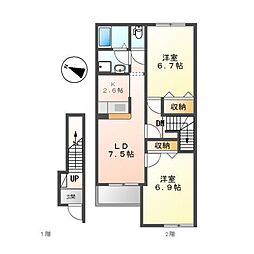 OCEAN TWINS B棟 2階