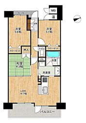 間取図画像 3LDK