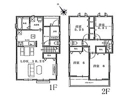 昭島市緑町2丁目5期　新築戸建　全4棟　D号棟