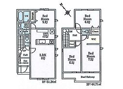 八王子市川口町24-2期　新築戸建　全2棟　1号棟