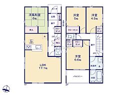 清瀬市下清戸1丁目第8　新築戸建　全12棟　1号棟