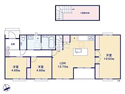 八王子市小宮町 新築戸建 全2棟 1号棟