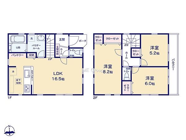 間取りを拡大表示