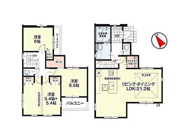 間取りを拡大表示