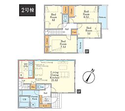 東村山市恩多町3丁目2期 新築戸建 全3棟 2号棟