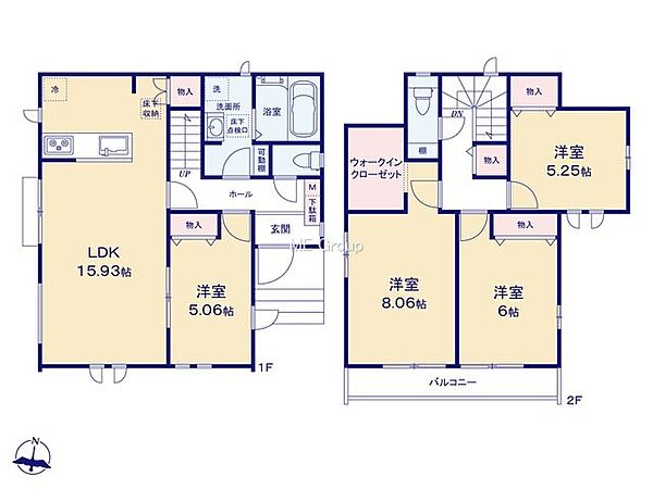 間取りを拡大表示