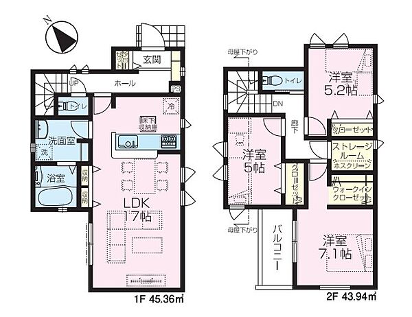 間取りを拡大表示