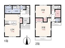 武蔵村山市伊奈平6丁目4期 新築戸建 全1棟 1号棟