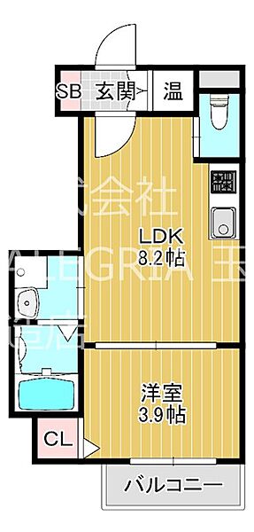 大阪府大阪市城東区東中浜５丁目(賃貸アパート1LDK・3階・28.88㎡)の写真 その2