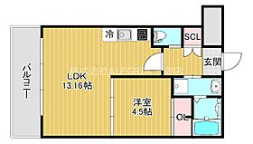 大阪府大阪市東成区中道３丁目（賃貸マンション1LDK・8階・39.71㎡） その2