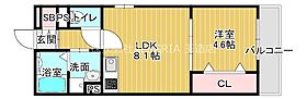 大阪府大阪市東成区中道２丁目（賃貸マンション1LDK・4階・32.85㎡） その2