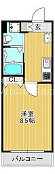 JPレジデンス大阪城東 1Kの間取図画像