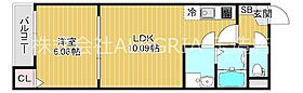 大阪府大阪市東成区東今里３丁目（賃貸アパート1LDK・3階・37.23㎡） その2